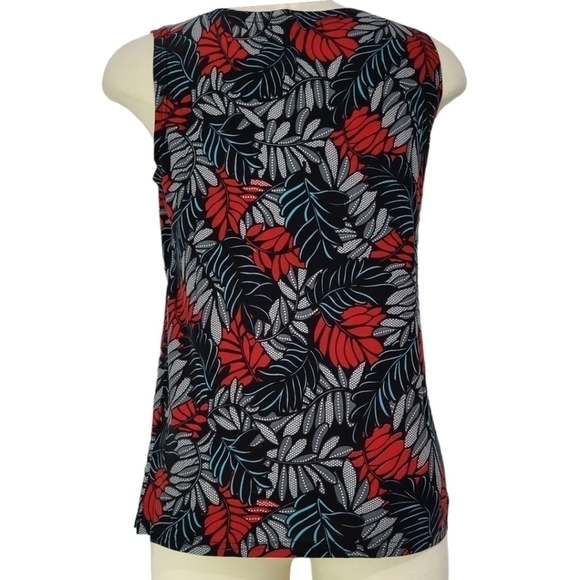 Fiori Black/Grey/Red Two-Piece Cardigan & Tank Size Sm - Picture 5 of 12